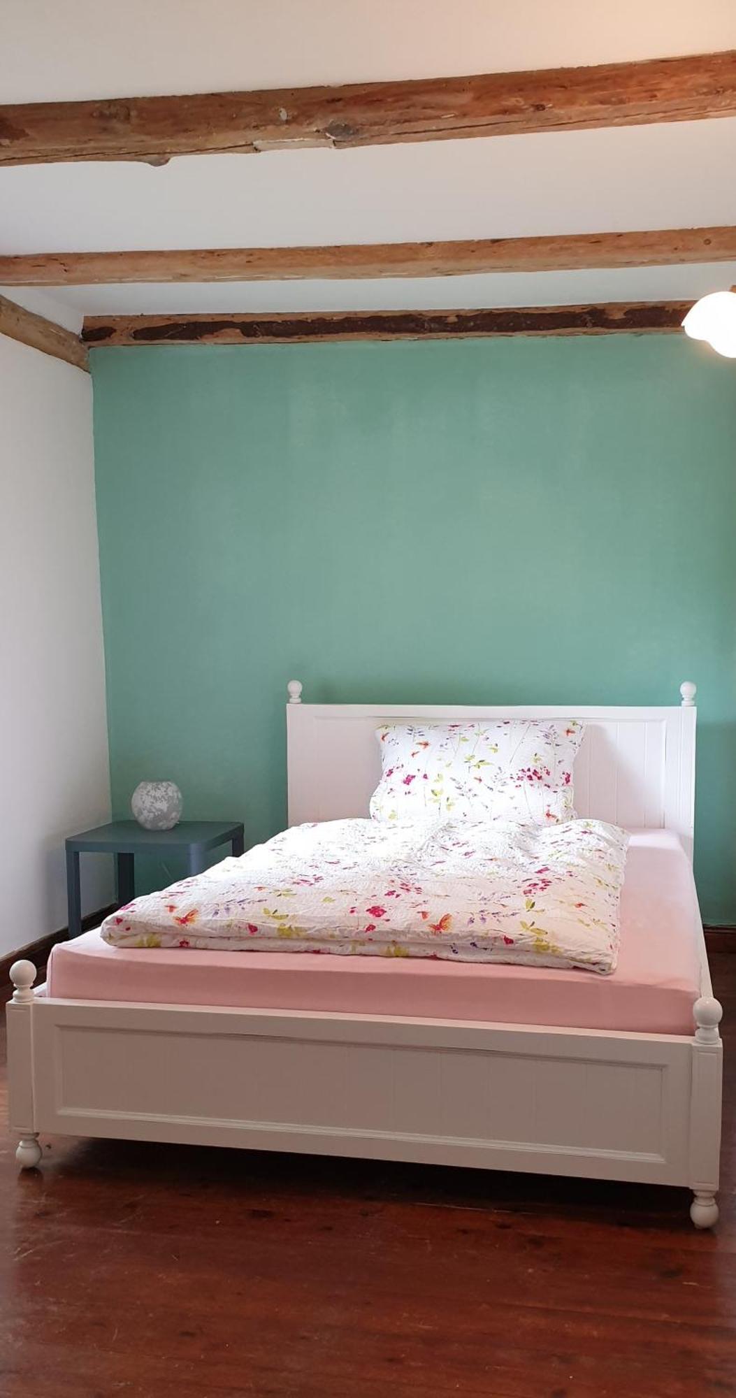 Ferienwohnung Der kleine Fuchshof mit Hund, Pferd und Huhn Rathlau Exterior foto